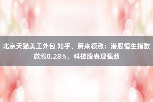 北京天猫美工外包 知乎、蔚来领涨：港股恒生指数微涨0.28%，科技股表现强劲