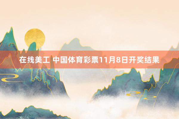 在线美工 中国体育彩票11月8日开奖结果